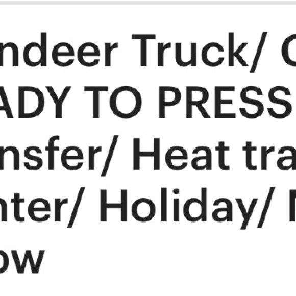 Christmas heat transfer. I purchased the wrong item and not going to use. - Picture 3 of 3